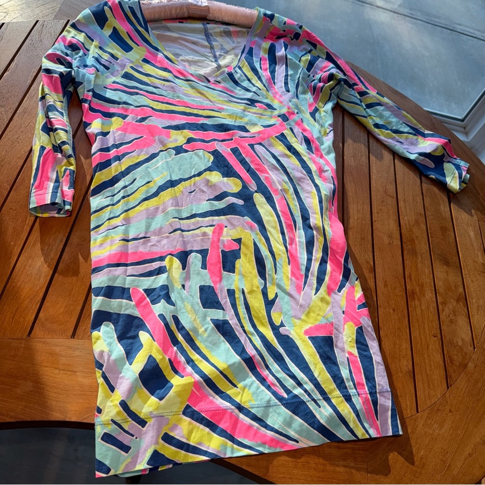 Lilly Pulitzer Pastel Patterned Dress size XXS
